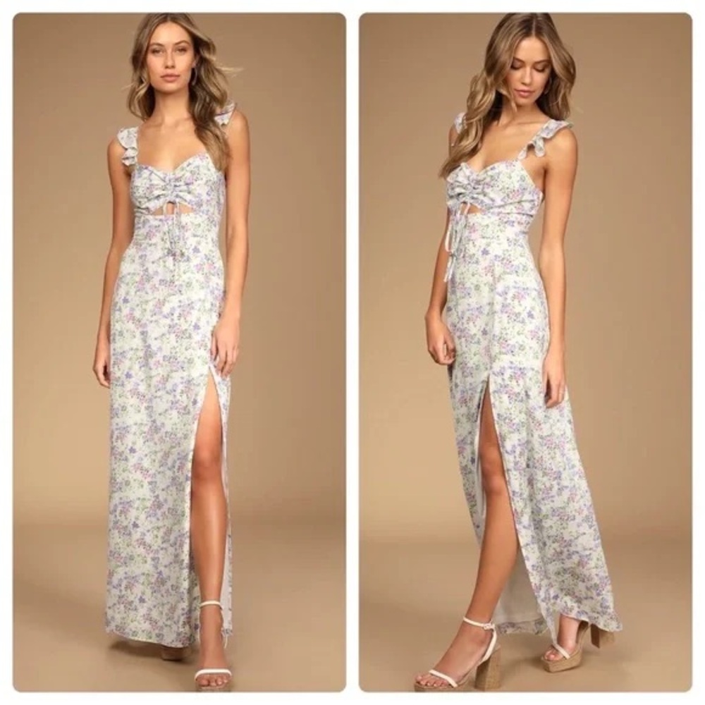 Lulu's The Way To Love Floral Maxi Dress
